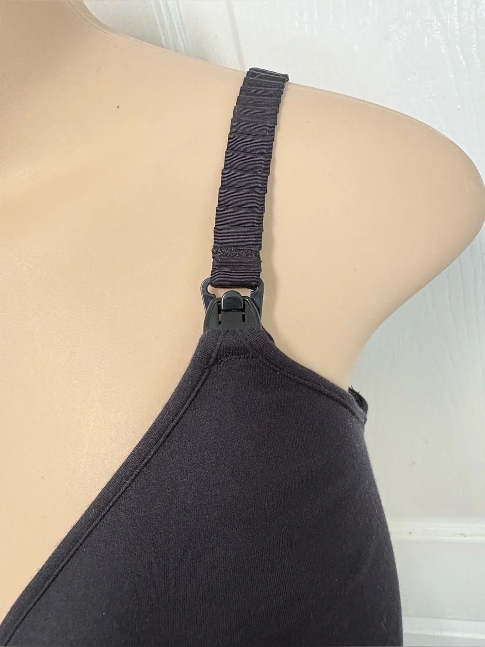 ThirdLove 24/7 Classic Nursing Bra Black 36E Front Closure Underwire Maternity